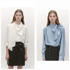 グレーデシオン ブラウス 2枚 タイブラウス スカーフブラウス フリーサイズ