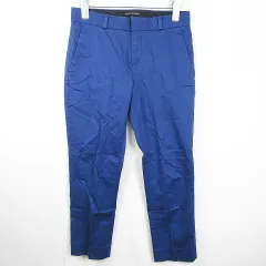 バナナリパブリック BANANA REPUBLIC AVERY テーパード パンツ ストレッチ 綿 0 ブルー kz11349