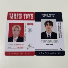 ENHYPEN（エンハイプン・エナプ） WORLD ヤンジョンウォン(JUNGWON・ヤンジョンウォン) ヴァンパイア パイロット spカード まとめ