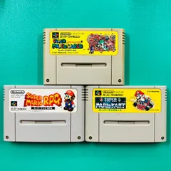 【カセットのみ３点セット】スーパーファミコン スーパーマリオワールド スーパーマリオRPG スーパーマリオカート SFC