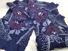 有松・鳴海絞 浴衣 トンボ 勝ち虫 綿反 反物 TY167 - メルカリ