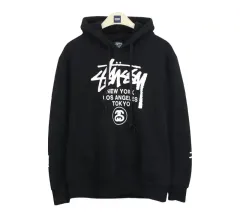 19363 STUSSY ステューシー 冬 起毛 WHO スウェット Tシャツ ブランド古着