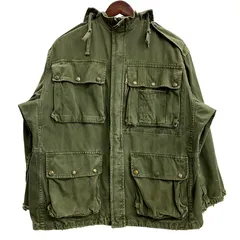 ヴィンテージ vintage 60's フランス軍 パラトルーパー パラシュート ジャケット グリーン 201MT-4899 VB