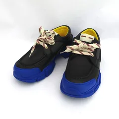 GUCCI / グッチ ◆スニーカー ボートレック ブルー ブラック SIZES：5 1/2（約25.5cm） 【メンズ/MEN/男性/ボーイズ/紳士】【靴/クツ/シューズ/SHOES】 ブランド【中古】 
