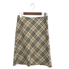BURBERRY BLUE LABEL バーバリーブルーレーベル スカート サイズ:36 ノバチェック/ウール    ベージュ レディース / 240001176743