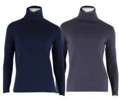 起毛長袖タートルネックTシャツ 2枚セット