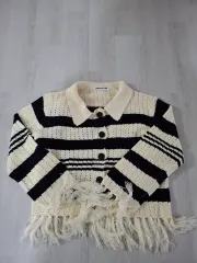 NORMCORE ストライプ ニットカーディガン 新品