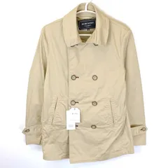 【未使用】BEAMS Lights ビームスライツ W.ストレッチ ピーコート M ベージュ 51-18-0295-012-20-18 メンズ Pコート
