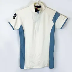【未使用】HORSEWARE Eda Tech Polo 半袖 ハーフジップシャツ S ホワイト CJNKIO-W000 レディース 乗馬 馬術