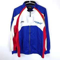 【未使用】アシックス Vリーグ 東レアローズ 支給品 ジャージ 別注 L メンズ asics