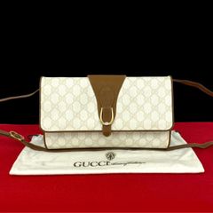 極 美品 GUCCI グッチ オールドグッチ シェリーライン GG ロゴ 柄