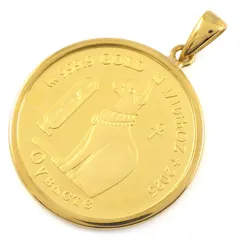 ペンダントトップ クレオパトラ&バステト 1/10oz 2025年 Au999のサムネイル