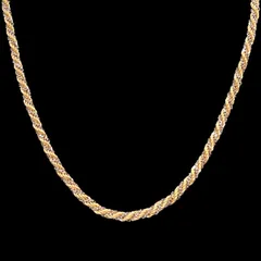 美品★ MONET モネ ネックレス ゴールド ミックス チェーン スクリューチェーン ヴィンテージ