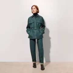 UNIQLO U デニムセットアップ(デニムシャツジャケットS パンツ25)