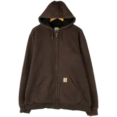 古着 カーハート Carhartt RAIN DEFENDER レインディフェンダー スウェットフルジップパーカー メンズM相当/eaa597163
