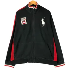 古着 ラルフローレン Ralph Lauren POLO by Ralph Lauren ビッグポニー フルジップスウェットシャツ トレーナー メンズXXL相当/eaa597162