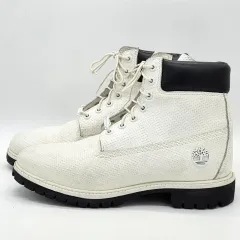 ティンバーランド 6インチ プレミアム ウォークブーツ 白 (9 5)