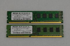 BUFFALO MV-D3U1600- 4G （4GB  PC3-12800) メモリー中古品×2枚　（712-1)