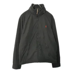 Polo by Ralph Lauren ポロ ラルフローレン ウォームアップジャケット ブラック(メンズ M)中古 古着 X0250