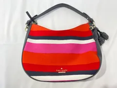 【七重浜79-1-071216】【中古】Kate Spade New York ケイトスペード ニューヨーク 2Way ハンドバッグ ショルダーバッグ マルチカラー