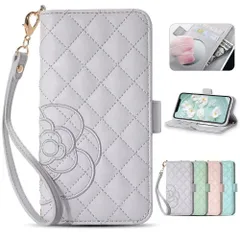 iPhone 14 ケース 手帳型 iphone 14 手帳型ケース 可愛い iphone ケース 14 手帳型 かわいい スマホケース アイフォン 14 携帯カバー手帳型 iphone 14 スマホケース手帳型 ツバキ（椿） サザンカ 刺繍 iphone 1