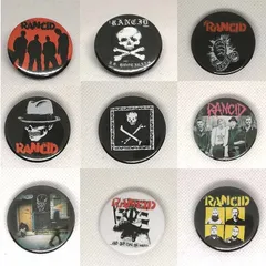 【 バラ売り 】 9種類 Rancid ランシド 缶バッチ パンク スカ ロック バンド