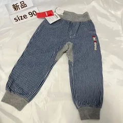 395ミキハウスmikhouse 90size バックロゴパンツ