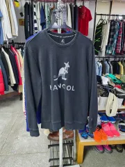 カンゴール ブラック スウェット Tシャツ (1300)