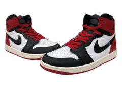ナイキ NIKE 24年製 AIR JORDAN 1 RETRO HIGH OG BLACK TOE REIMAGINED エア ジョーダン レトロ ハイ つま黒 リイマジンド AJ1 シューズ 白 赤 黒 スニーカー ホワイト 30cm 104S-1088
