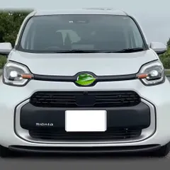 送料無料 トヨタ シエンタ 10系 フロント リア 車名アルファベットエンブレム 文字装飾プレート 専用設計 外装アクセント 選べる4色 前後対応CYB88売れ筋商品