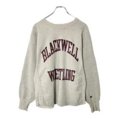 90年代 USA製 Champion チャンピオン REVERSE WEAVE リバースウィーブ スウェット カレッジ グレー(メンズ X-LARGE)中古 古着 X0260