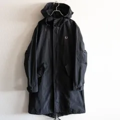 【極美品】FRED PERRY【モッズコート】S ブラック フレッドペリー 25120457のサムネイル