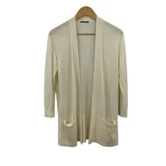 theory luxe(セオリーリュクス) カーディガン サイズ038 M レディース - アイボリー 長袖/シルク混/ロング丈