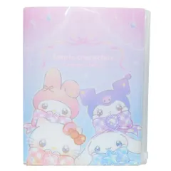 サンリオキャラクターズ ポケットファイル ファスナー付き6ポケットクリアファイル A4 アップ サンリオ カミオジャパン 新学期準備文具 かわいい キャラクター グッズ 