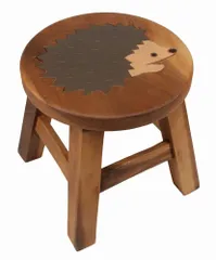 トモ・コーポレーション ハワイアン雑貨 インテリア 木製ラウンド スツール ラウンドスツール ハリネズミ 小物置き 腰掛 腰かけ 腰掛け