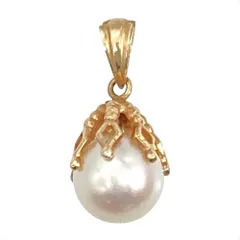 タサキ TASAKI ペンダントトップ パール（約7.7mm） K14PG 1.4g ピンクゴールド ネックレストップ レディース【中古】