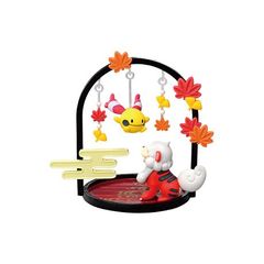 ポケモン ふんわりゆらりん飾り リーシャン＆ガーディ（ヒスイのすがた