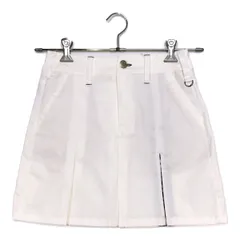 中古 レディース フィラゴルフ FILA GOLF スカート M 白 ホワイト プリーツ 春夏