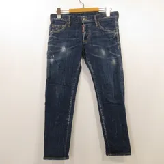【姫路東店】 中古 DSQUARED2 | ディースクエアード デニムパンツ Regular Clement Jean S74LB0505 ネイビー サイズ：44 【108】