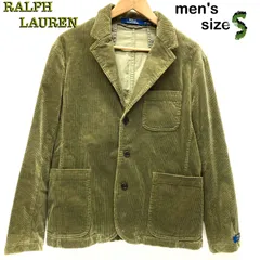 e) タグ付き未使用品  RALPH LAUREN ラルフローレン コーデュロイ ジャケット カーキ Sサイズ
