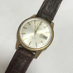 【送料無料】【不動品】Seiko Sportmatic/セイコースポーツマチック/Seiko5/セイコー5/自動巻き腕時計/シルバー×ブラウン/ジャンク品扱い/中古品