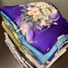 【着物まとめ売り】正絹訪問着10枚 着用可　リメイク素材　目立った汚れなし まとめ売り】正絹訪問着14枚 リメイク素材 ハンドメイド向け - メルカリ