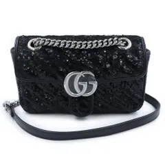 グッチ GGマーモント スモール チェーン 2WAY ショルダー ハンドバッグ