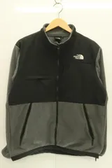 【中古】 THE NORTH FACE メンズフリースジャケット L Denali Jacket THE NORTH FACE L 黒 ブラック グレー 灰 ロゴ