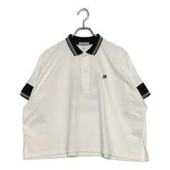 中古 レディース ジャックバニー Jack Bunny!! 半袖ポロシャツ 1(M) 白 ホワイト 裏ハニカム鹿の子