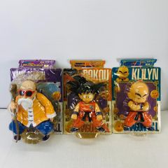 ドラゴンボール　ソフビ　フィギュア　孫悟空　クリリン　亀仙人 未開封】 ドラゴンボール DXソフビフィギュア 悟空 クリリン 亀仙人