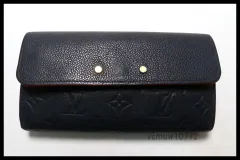 ■LOUIS VUITTON モノグラムアンプラント ポルトフォイユポンヌフ レザー 2つ折り長財布 ルイヴィトン■1120ah5860118