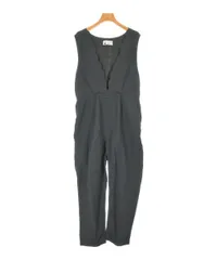 【極美品】leur logette オールインワン ベルト付き　ネイビー leur logette ルールロジェット 別注!! Powder satin オールインワン