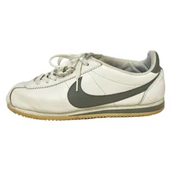 NIKE(ナイキ) スニーカー 28 メンズ クラシック コルテッツ レザー SE 861535-105 白×ダークグレー レザー