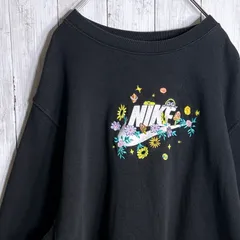 【日本未発売/海外モデル】ナイキ NIKE フローラル刺繍 スウェット トレーナー #90